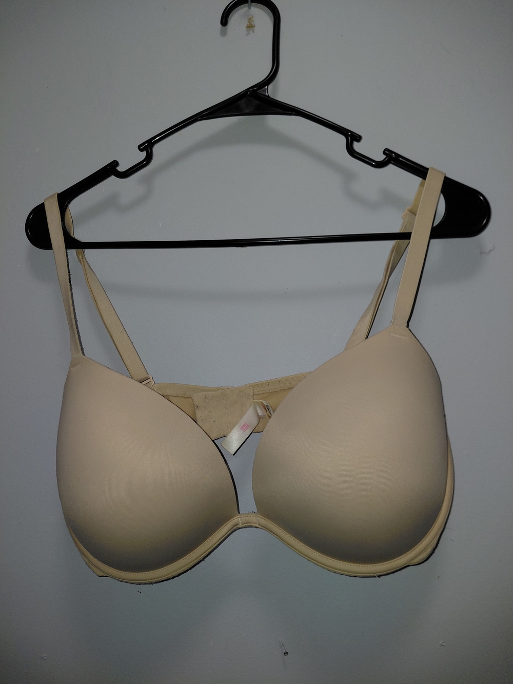Pink By Victoria's Secret Beige Super Push-Up T-Shirt Bra 36DD